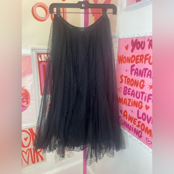 Ungaro Kendall Dotted Mesh Skirt NWT - Picture 9 of 13